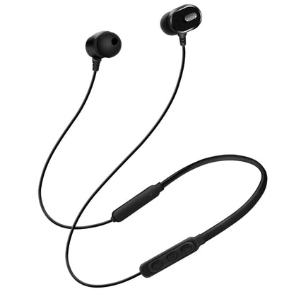 DM-22 Magnetic Bluetooth Earphone DM-22 Neckband Sport headset with Mic Wireless Handsfree Earphoness(Black) by bashfashion