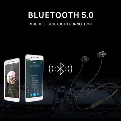 DM-22 Magnetic Bluetooth Earphone DM-22 Neckband Sport headset with Mic Wireless Handsfree Earphoness(Red) by bashfashion