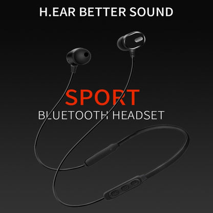 DM-22 Magnetic Bluetooth Earphone DM-22 Neckband Sport headset with Mic Wireless Handsfree Earphoness(Red) by bashfashion