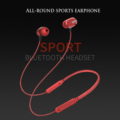 DM-22 Magnetic Bluetooth Earphone DM-22 Neckband Sport headset with Mic Wireless Handsfree Earphoness(Blue) by bashfashion