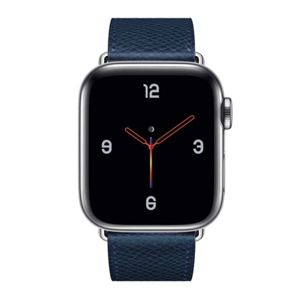 For Apple Watch 3 / 2 / 1 Generation 42mm Universal Leather Cross Band(Dark Blue) by bashfashion