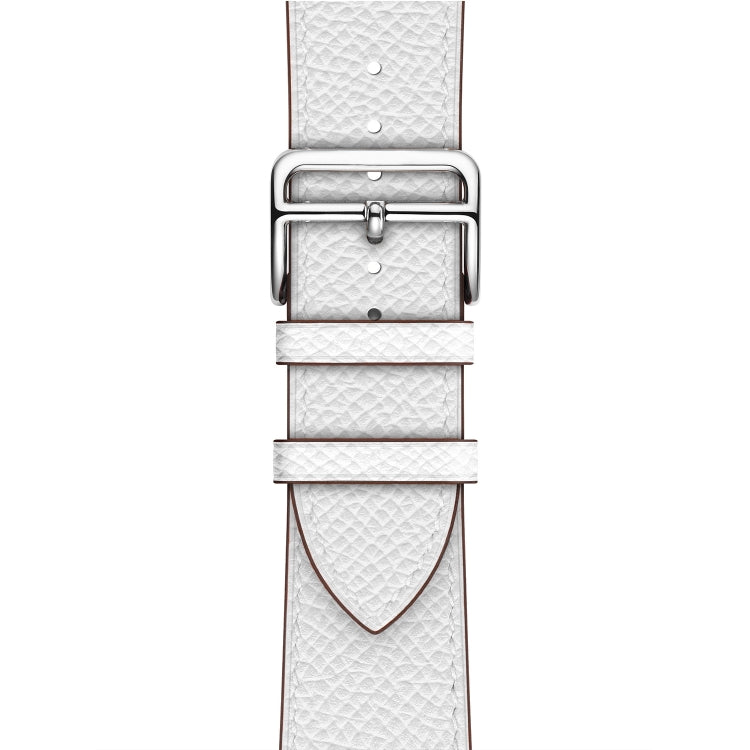 For Apple Watch 3 / 2 / 1 Generation 38mm Universal Leather Cross Band(White) by bashfashion
