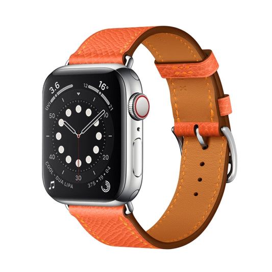 For Apple Watch 3 / 2 / 1 Generation 38mm Universal Leather Cross Band(Orange) by bashfashion