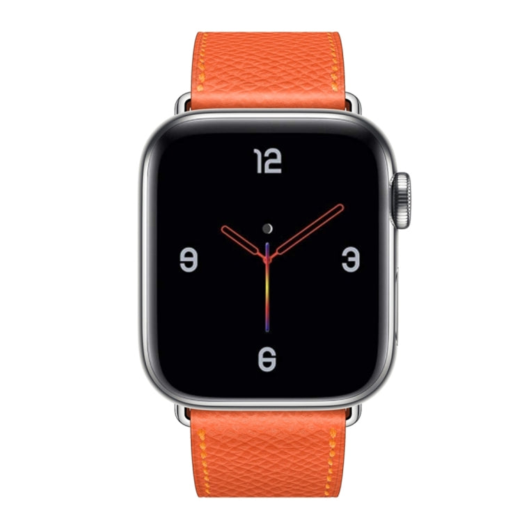 For Apple Watch 3 / 2 / 1 Generation 38mm Universal Leather Cross Band(Orange) by bashfashion