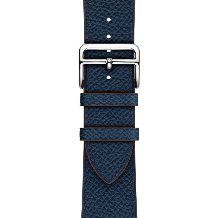 For Apple Watch 3 / 2 / 1 Generation 38mm Universal Leather Cross Band(Dark Blue) by bashfashion