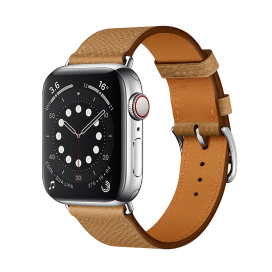 For Apple Watch 3 / 2 / 1 Generation 38mm Universal Leather Cross Band(Brown) by bashfashion