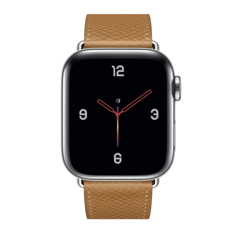 For Apple Watch 3 / 2 / 1 Generation 38mm Universal Leather Cross Band(Brown) by bashfashion