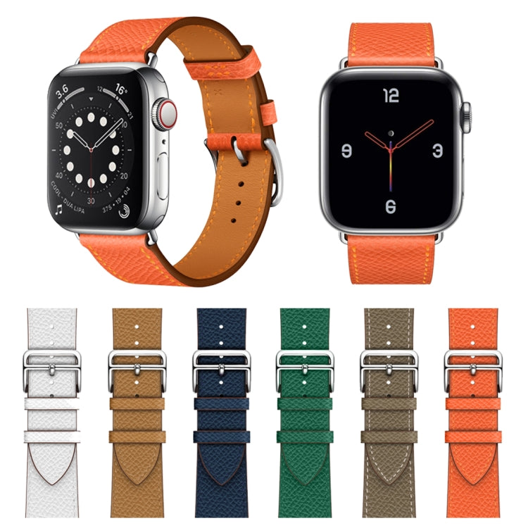 For Apple Watch 3 / 2 / 1 Generation 38mm Universal Leather Cross Band(Orange) by bashfashion