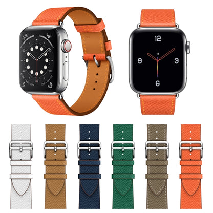 For Apple Watch 3 / 2 / 1 Generation 38mm Universal Leather Cross Band(Orange) by bashfashion