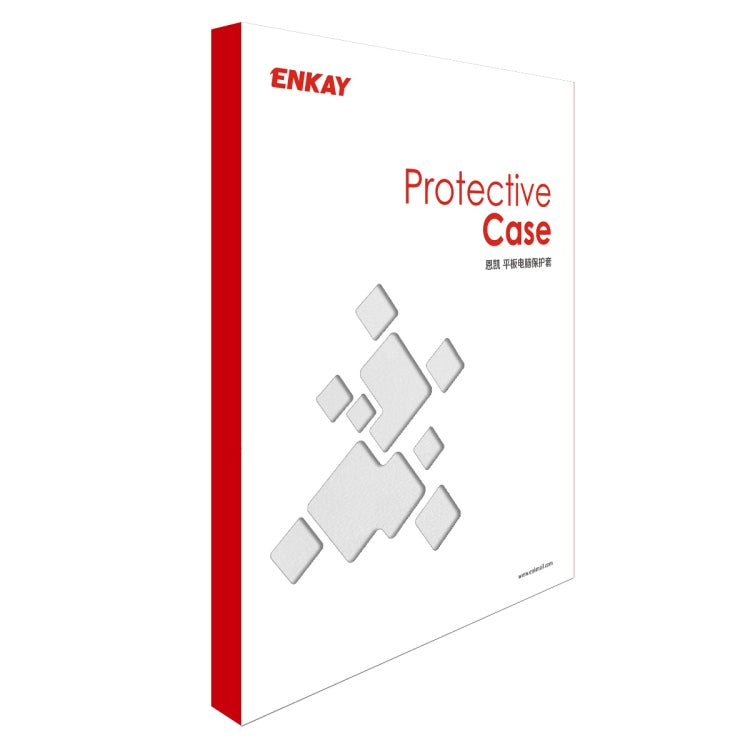 ENKAY 360 Degree Rotation Lichi Texture Leather Case with Holder for Samsung Galaxy Tab S6 10.5 T860 / T865(White) by ENKAY