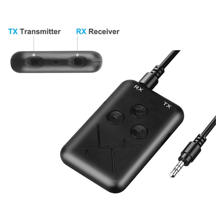JDEX-TX10 Wireless 2-in-1 3.5mm Bluetooth 4.2 Audio Receiver And Transmitter Adapter by bashfashion