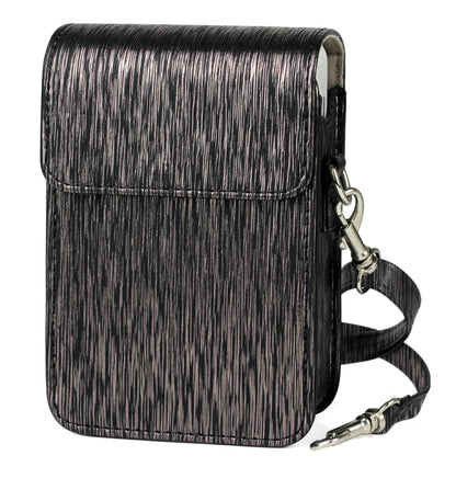 Richwell Brushed Camera Case PU Leather Case for Fujifilm Instax Mini Liplay Instant Camera(Black) by Richwell