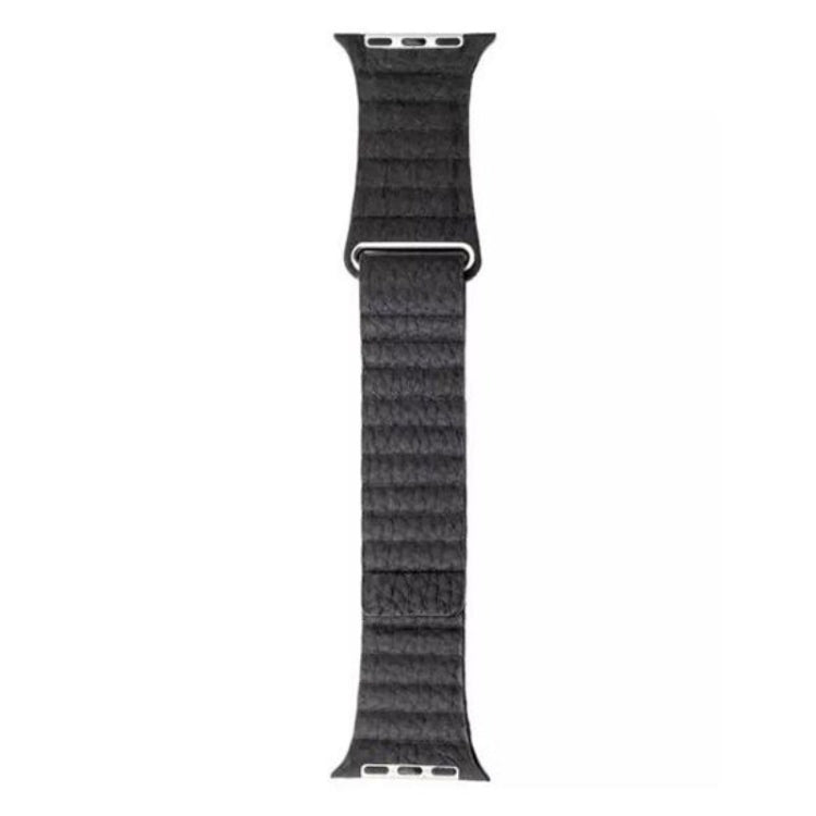 For Samsung Gear S2 / Active2 20mm Magnetic Buckle Leather Watch Band(black) by bashfashion