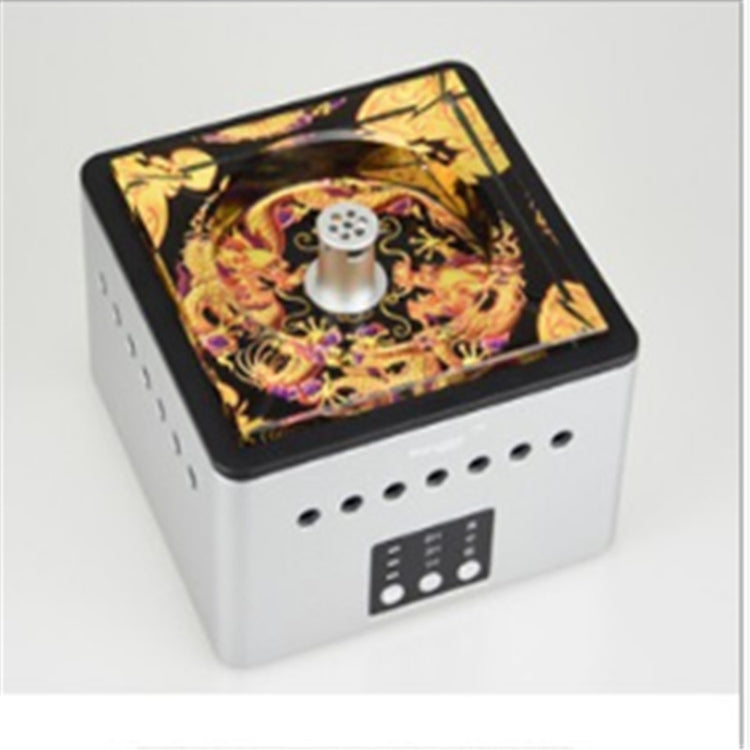 Filter Purification Ashtray Negative Ion Ashtray Intelligent Ashtray(Ssangyong Play Beads Silver) by bashfashion