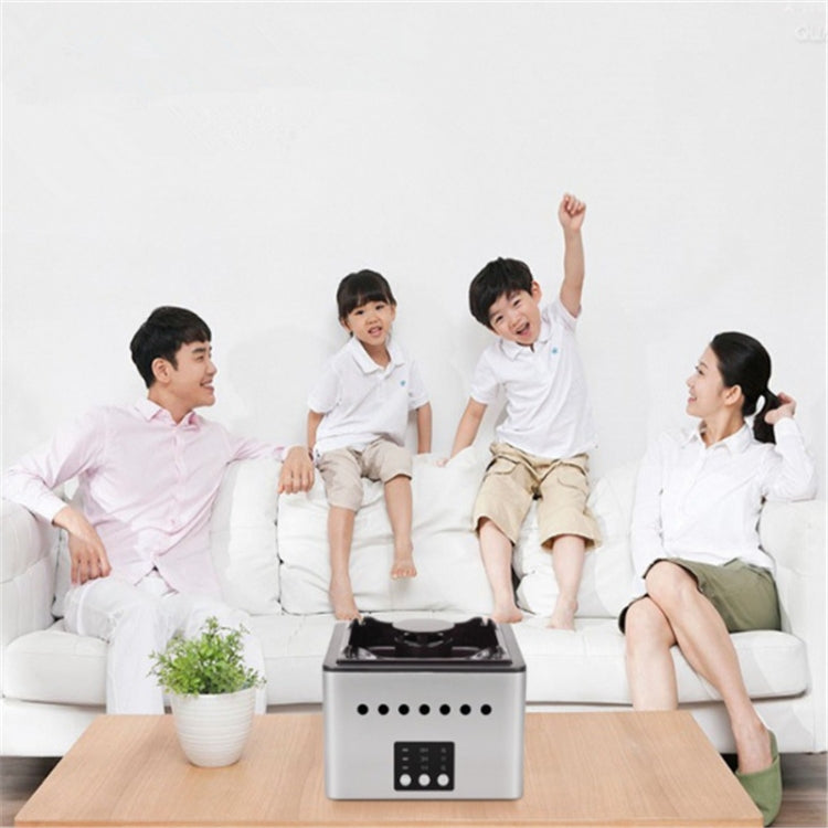 Filter Purification Ashtray Negative Ion Ashtray Intelligent Ashtray(Ssangyong Play Beads Silver) by bashfashion