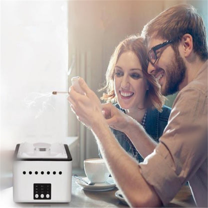 Filter Purification Ashtray Negative Ion Ashtray Intelligent Ashtray(Ssangyong Play Beads Silver) by bashfashion