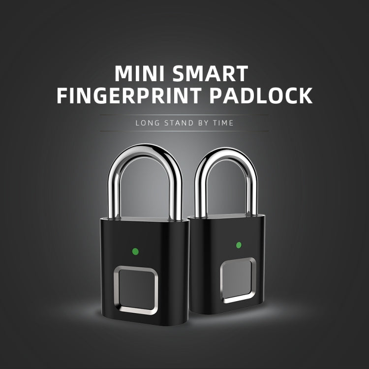 L34 Fingerprint Lock Smart Lock Household Luggage Dormitory Storage Cabinet Electronic Padlock by bashfashion