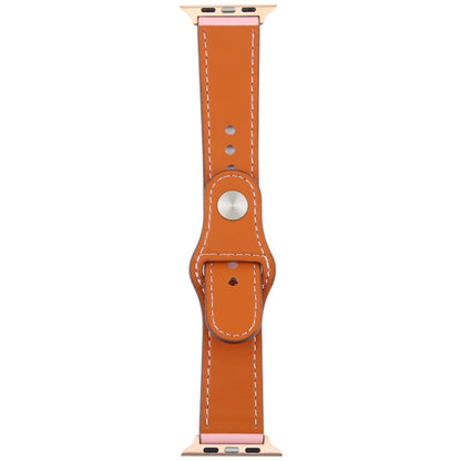 For Apple Watch 3 / 2 / 1 Generation 42mm Universal Buckle Leather Strap(Pink) by bashfashion
