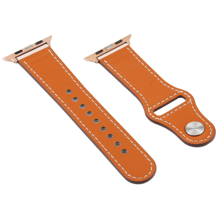 For Apple Watch 3 / 2 / 1 Generation 42mm Universal Buckle Leather Strap(Ivory white) by bashfashion