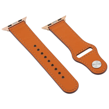 For Apple Watch 3 / 2 / 1 Generation 42mm Universal Buckle Leather Strap(Crazy Horse Dark Brown) by bashfashion