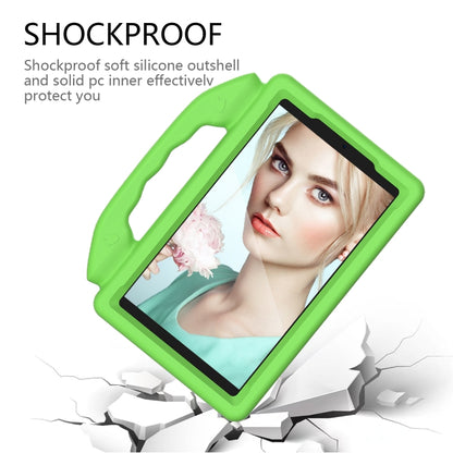 For Samsung Galaxy Tab A 8.0 2017 Thumb Bracket EVA Shockproof Tablet Case(Green) by bashfashion