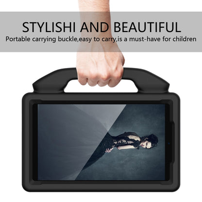 For Samsung Galaxy Tab A 8.0 T387 Thumb Bracket EVA Shockproof Tablet Case(Black) by bashfashion