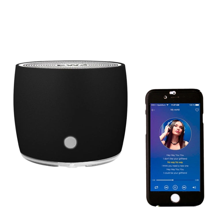 EWA A103 Portable Bluetooth Speaker Wireless Heavy Bass Bomm Box Subwoofer Phone Call Surround Sound Bluetooth Shower Speaker(Black) by EWA