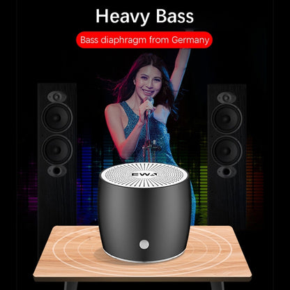 EWA A103 Portable Bluetooth Speaker Wireless Heavy Bass Bomm Box Subwoofer Phone Call Surround Sound Bluetooth Shower Speaker(Black) by EWA