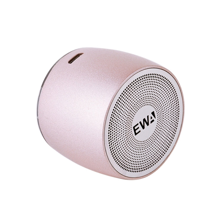 EWA A103 Portable Bluetooth Speaker Wireless Heavy Bass Bomm Box Subwoofer Phone Call Surround Sound Bluetooth Shower Speaker(Rose Gold) by EWA