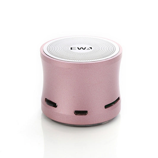 EWA A109M Portable Bluetooth Speaker Wireless Heavy Bass Bomm Box Subwoofer Phone Call Surround Sound Bluetooth Shower Speaker(Rose Gold) by EWA