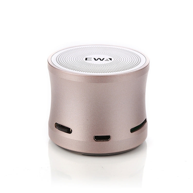 EWA A109M Portable Bluetooth Speaker Wireless Heavy Bass Bomm Box Subwoofer Phone Call Surround Sound Bluetooth Shower Speaker(Gold) by EWA