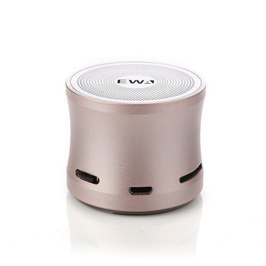 EWA A109M Portable Bluetooth Speaker Wireless Heavy Bass Bomm Box Subwoofer Phone Call Surround Sound Bluetooth Shower Speaker(Gold) by EWA