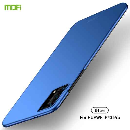 For Huawei P40 Pro MOFI Frosted PC Ultra-thin Hard Case(Blue) by MOFI