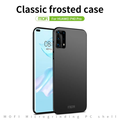 For Huawei P40 Pro MOFI Frosted PC Ultra-thin Hard Case(Blue) by MOFI