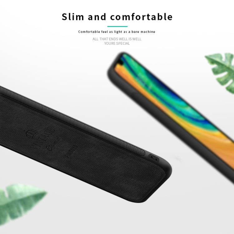 For Huawei Mate 30 5G (Leather) PINWUYO Zun Series PC + TPU + Skin Waterproof Anti-fall All-inclusive Protective Case(Brown) by PINWUYO