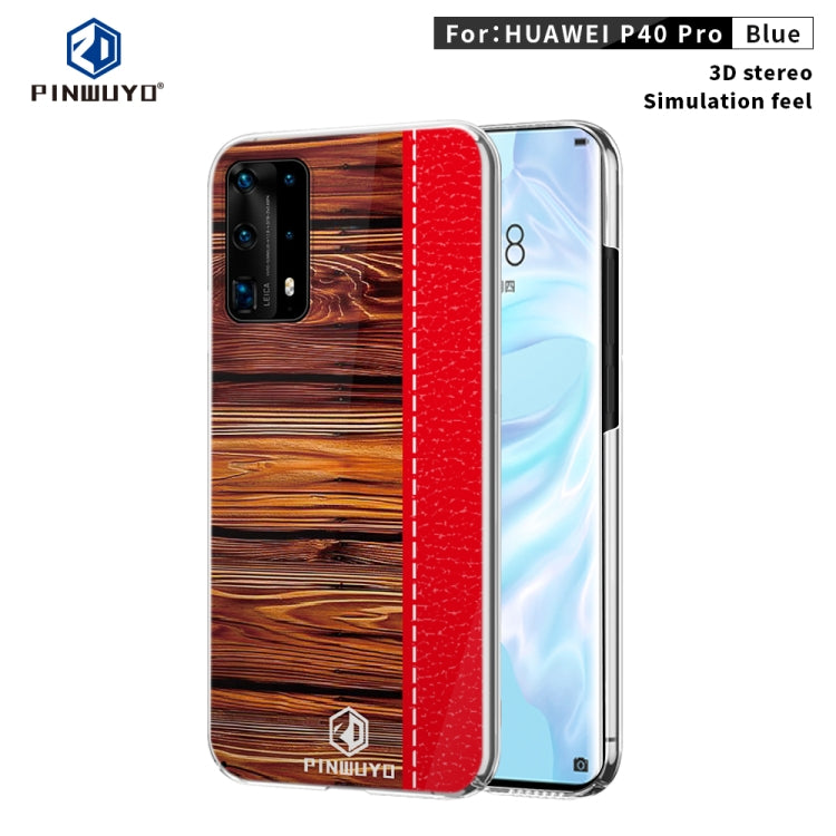 For Huawei P40 Pro PINWUYO Pindun Series Slim 3D Flashing All-inclusive PC Case(Red) by PINWUYO