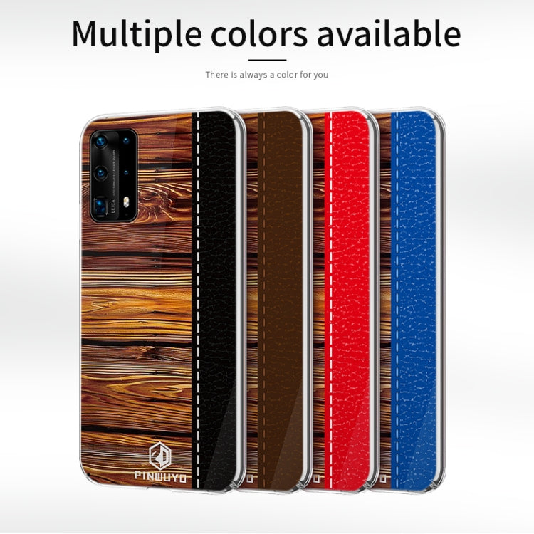 For Huawei P40 Pro PINWUYO Pindun Series Slim 3D Flashing All-inclusive PC Case(Red) by PINWUYO