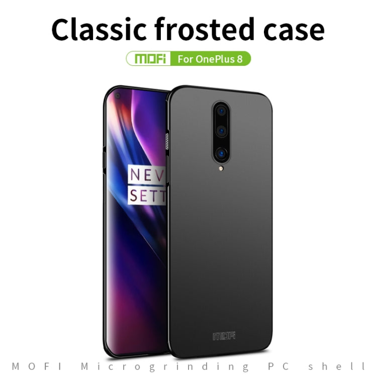 For OnePlus 8 MOFI Frosted PC Ultra-thin Hard Case(Blue) by MOFI