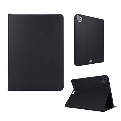 For iPad Pro 11 inch (2020) Voltage Plain Weave Stretch Leather + TPU Bracket Protective Holster With Sleep Function(Black) by bashfashion