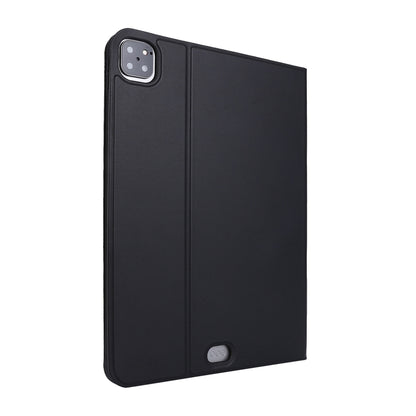 For iPad Pro 11 inch (2020) Voltage Plain Weave Stretch Leather + TPU Bracket Protective Holster With Sleep Function(Black) by bashfashion