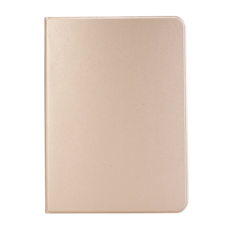 For iPad Pro 11 inch (2020) Voltage Plain Weave Stretch Leather + TPU Bracket Protective Holster With Sleep Function(Gold) by bashfashion