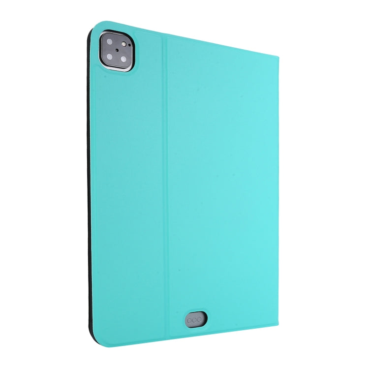 For iPad Pro 11 inch (2020) Voltage Plain Weave Stretch Leather + TPU Bracket Protective Holster With Sleep Function(Green)
