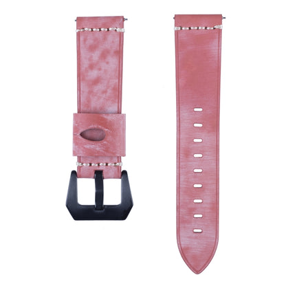 22mm Leather Watch Band For Huawei Watch GT2e / GT2 46mm(Red) by bashfashion