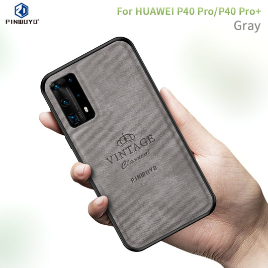 For Huawei P40 pro / P40pro+ PINWUYO Zun Series PC + TPU + Skin Waterproof And Anti-fall All-inclusive Protective Shell(Gray) by PINWUYO