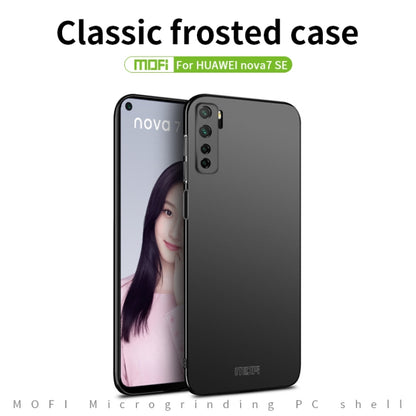 For Huawei Nova 7 SE MOFI Frosted PC Ultra-thin Hard Case(Rose gold) by MOFI