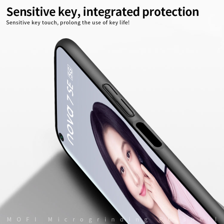 For Huawei Nova 7 SE MOFI Frosted PC Ultra-thin Hard Case(Rose gold) by MOFI