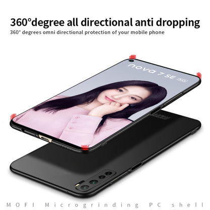 For Huawei Nova 7 SE MOFI Frosted PC Ultra-thin Hard Case(Rose gold) by MOFI