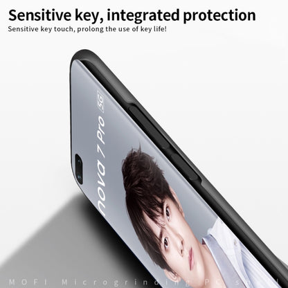 For Huawei Nova 7 Pro MOFI Frosted PC Ultra-thin Hard Case(Black) by MOFI