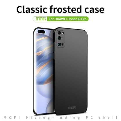 For Huawei Honor 30 Pro MOFI Frosted PC Ultra-thin Hard Case(Rose gold) by MOFI