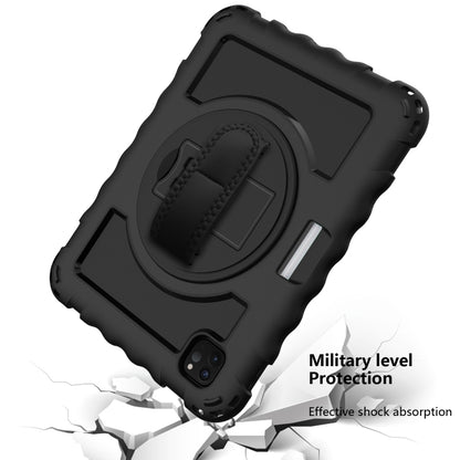 For iPad Pro 11 (2020) PC + Silicone Shockproof Combination Tablet Case with 360 Degree Rotating Holder & Handle(Black) by bashfashion